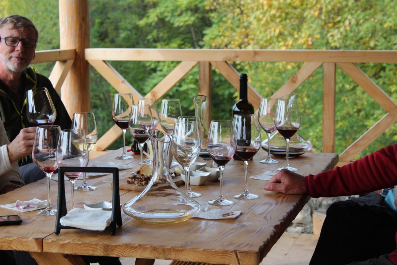 Sadmeli Winery Otel Ambrolauri Dış mekan fotoğraf